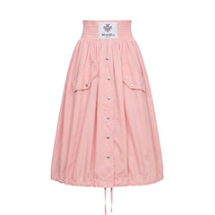 Mr&Mrs Italy Pink Polyester Women Skirt