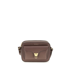 Coccinelle Brown Calf Leather Bos Taurus Shoulder Bag