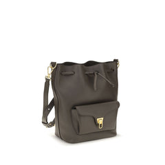 Coccinelle Brown Calf Leather Bos Taurus Shoulder Bag