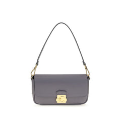 Coccinelle Blue Calf Leather Bos Taurus Shoulder Bag