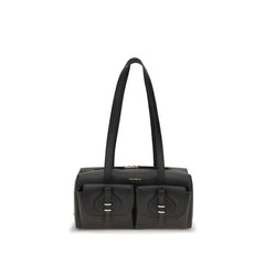 Coccinelle Black Calf Leather Bos Taurus Shoulder Bag