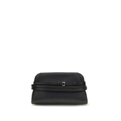 Moschino Black Goatskin Shoulder Bag