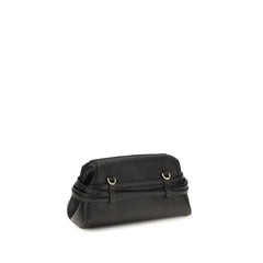 Moschino Black Goatskin Shoulder Bag