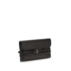 Moschino Black Goatskin Shoulder Bag
