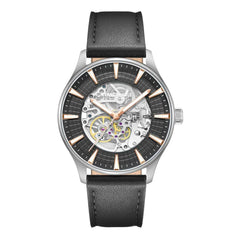 Kenneth Cole Black Leather Dress Watch