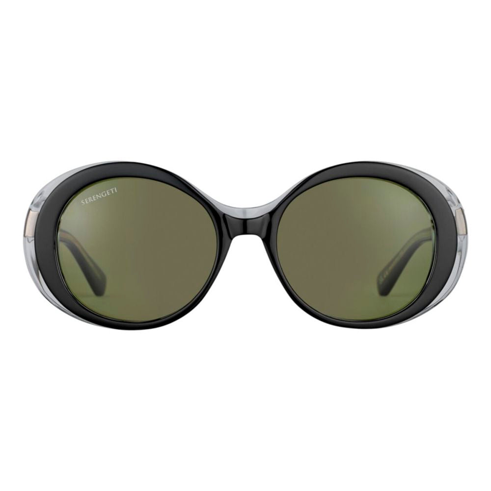 Serengeti Black Plastic Sunglasses