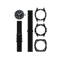 Certina Black Stainless Steel Dress Watch