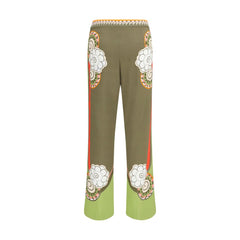 La Double J Multicolor Viscose Casual Pants