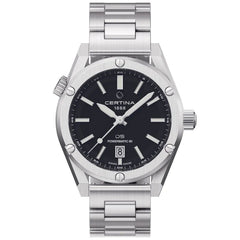 Certina Gray Stainless Steel Dress Watch