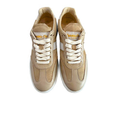 Pantofola D'Oro Beige Suede Men Sneaker