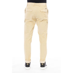 Peserico Beige Cotton Men Pants