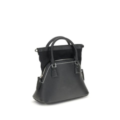 Maison Margiela Black Calf Leather Bos Taurus Shoulder Bag