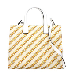 Versace Beige Fabric Handbag