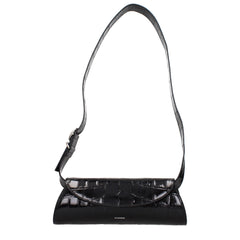 Jil Sander Black Leather Crossbody Bag