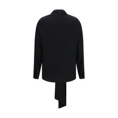 Burberry Black Silk Blouse