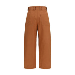 Chloé Orange Cotton Casual Pants