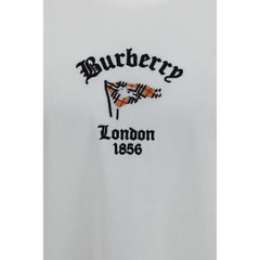 Burberry White Cotton T-Shirt