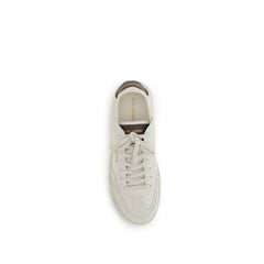 Axel Arigato White Calf Leather Bos Taurus Athletic Sneakers