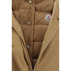 Moncler Beige Polyamide Shell Jacket