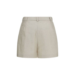 Moncler Beige Polyamide Bermuda Shorts