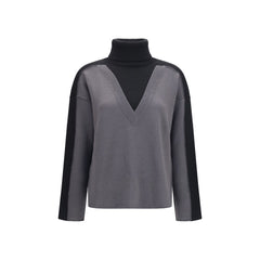 MM6 Black Wool Oves Aries Sweatshirt