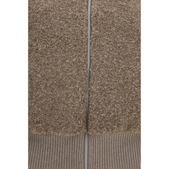 Herno Beige Wool Oves Aries Cardigan