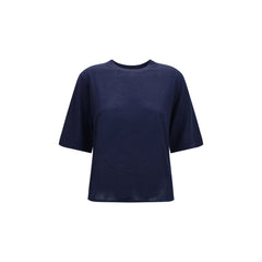 Loulou De Saison Blue Cashmere T-Shirt