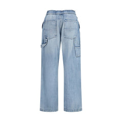 MM6 Blue Cotton Jeans Denim