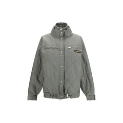 The Attico Gray Cotton Bomber