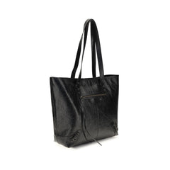 Balenciaga Black Lamb Ovis Aries Aries Shoulder Bag
