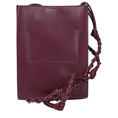 Jil Sander Purple Leather Crossbody Bag