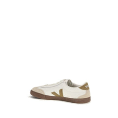 Veja Beige Calf Leather Bos Taurus Athletic Sneakers