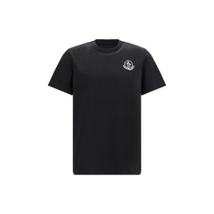 Moncler Black Cotton T-Shirt
