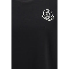 Moncler Black Cotton T-Shirt