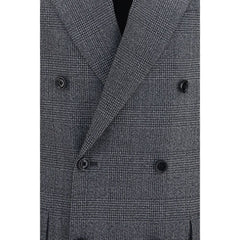Lardini Gray Wool Oves Aries Blazer
