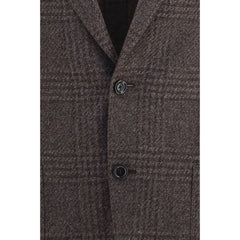 Lardini Brown Wool Oves Aries Blazer