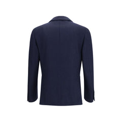Lardini Blue Wool Oves Aries Jacket