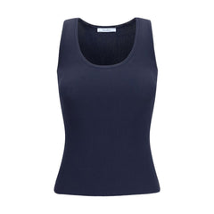 Max Mara Blue Viscose Tank Tops
