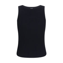 Max Mara Black Viscose Tank Tops