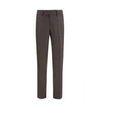 Lardini Brown Viscose Dress Pants