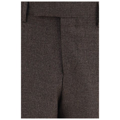 Lardini Brown Viscose Dress Pants