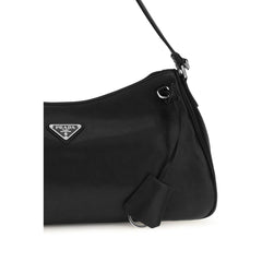 Prada Black Calf Leather Bos Taurus Shoulder Bag