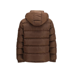 Moncler Brown Polyamide Full-Length Jacket