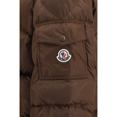Moncler Brown Polyamide Full-Length Jacket