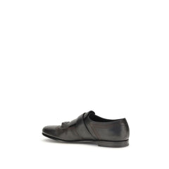 Church's Black Calf Leather Bos Taurus Slip-On Loafers
