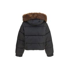 PINKO Brown Goose Down Full-Length Jacket