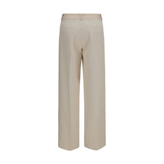 Forte_Forte Beige Cotton Chino Pants