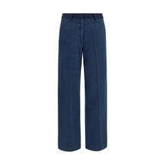 Forte_Forte Blue Cotton Chino Pants