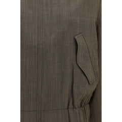 Ganni Bicolor Wool Oves Aries Bomber