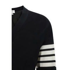 Thom Browne Black Wool Oves Aries Cardigan